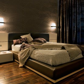 Luxury bedroom interior