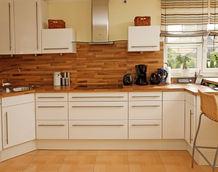 Modern kitchen interior.